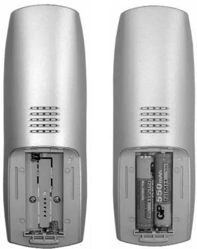 AEG D 6000 Quattroset - Les accumulateurs doivent être posés avec la polarité correcte - 1