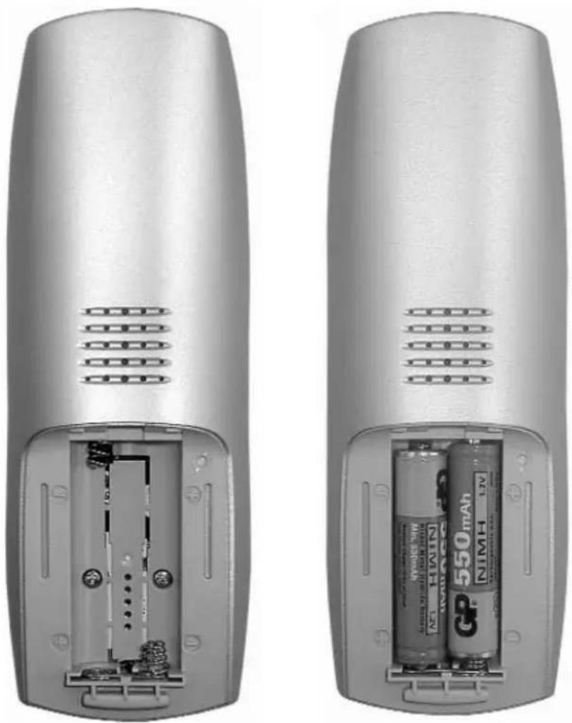 AEG D 6000 Quattroset - Akkupaket richtig gepolt einlegen - 1