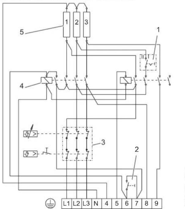 AEG STM 40 - Schéma des connexions électriques et raccordements - 1