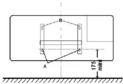 AEG KLE 1002 - Installing the wall mounting bracket - 2