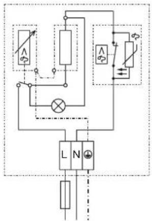 AEG Huz 10 OKO - Schéma elektrického zapojeni - 1