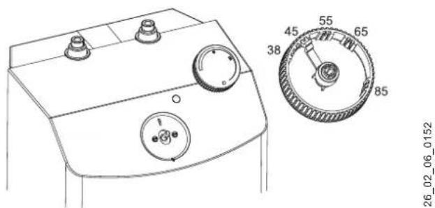 AEG Huz 10 OKO - Nastaveni omezeni teploty - 1