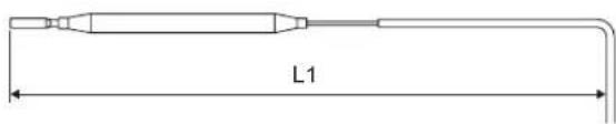 AEG Hoz 5 Comfort - Positioning the temperature sensor in its protective pipe - 1