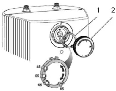 AEG Hoz 5 Comfort - Réglage de la limitation de température - 1