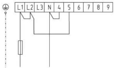 AEG STM 30 - Exemples de raccordement double puissance avec mesure à simple comptage : - 6