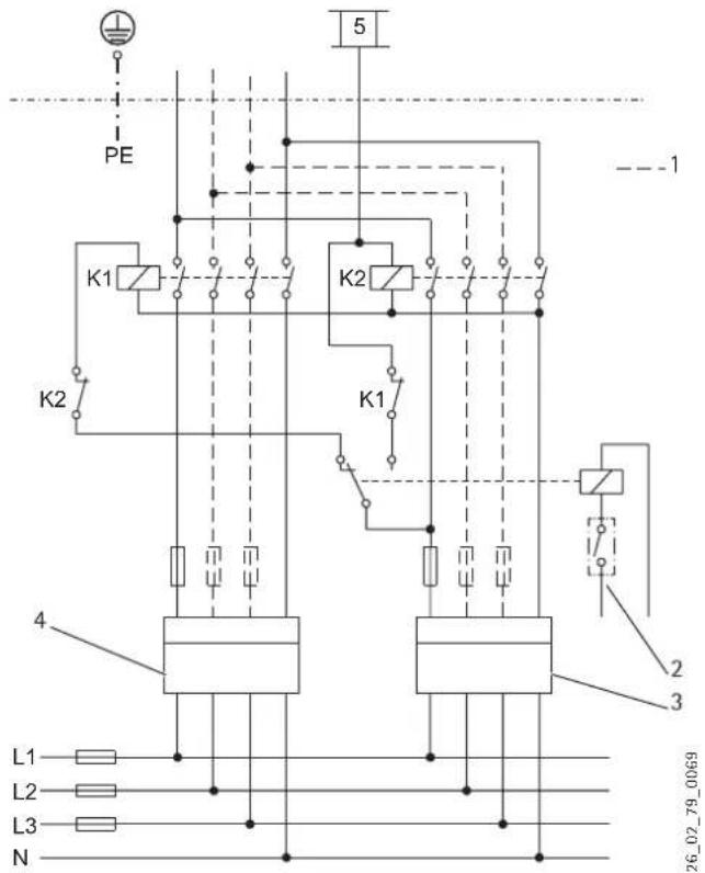 AEG STM 30 - Anschlussbeispiele Zweikreis Einzählermessung: - 5