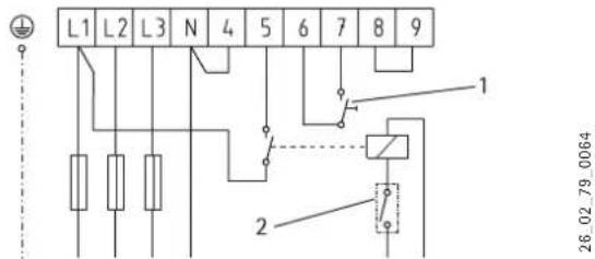 AEG STM 30 - Exemples de raccordement double puissance avec mesure à simple comptage : - 4