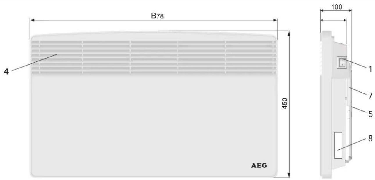 AEG WKL 1503 - Konwektory - 1