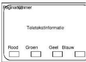 AEG CTV 4800 VT - Bedlening van teletext (alleen voor de modellen met de teletext) - 1
