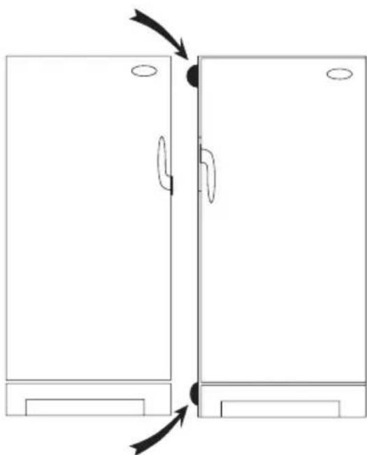 ELECTROLUX EUFG 29800 X - Afstandsstukken achterkant - 1