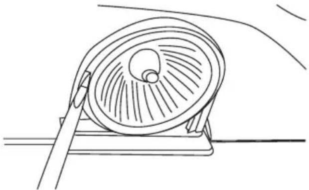 ELECTROLUX EUFG 29800 X - Remplacement de l'ampoule - 1