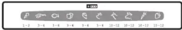 ELECTROLUX EUC 19291 W - Freezing Calender (frysekalender) - 1