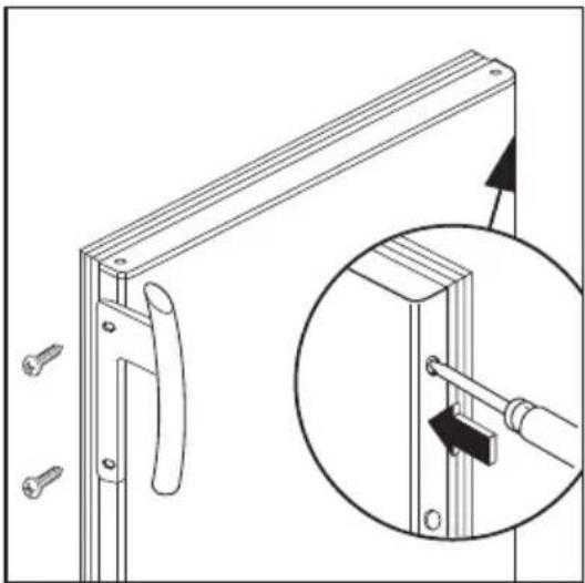ELECTROLUX EUC 25391 - Réversibilité de la porte - 4