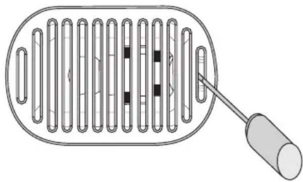 ELECTROLUX ECF 23461 - Byte av glödlampan - 1