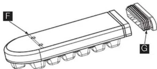 ELECTROLUX ECF 23461 - Het makes van ijsblokjes - 1
