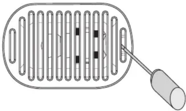 ELECTROLUX ECF 23461 - Substituir a lampada - 1