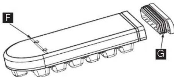 ELECTROLUX ECF 31461 - Het makes van ijsblokjes - 1