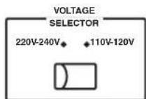 YAMAHA YSTFSW100 - VOLTAGE SELECTOR - 1