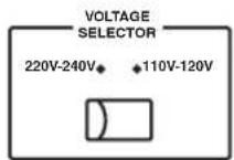 YAMAHA YSTFSW100 - VOLTAGE SELECTOR - 1