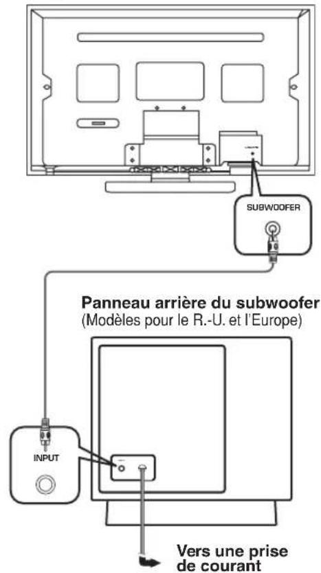 YAMAHA YSTFSW100 - Exemple typique de connexions - 3