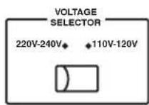 YAMAHA YSTFSW100 - VOLTAGE SELECTOR - 1