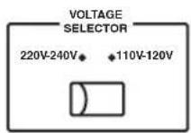 YAMAHA YSTFSW100 - VOLTAGE SELECTOR - 1