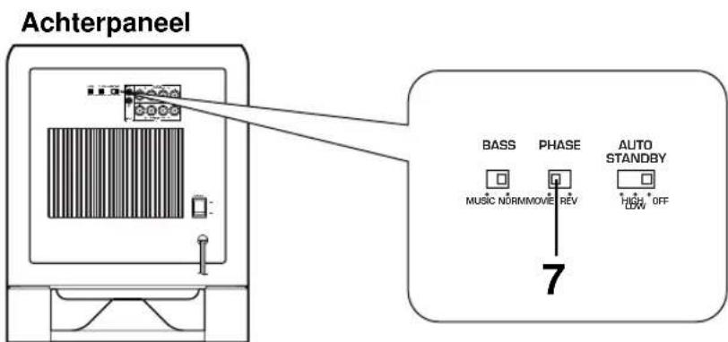 YAMAHA YSTSW800 - AFSTELLING VAN DE SUBWOOFER ALVORENS DEZE TE GEBRUIKEN - 2