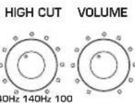 YAMAHA YSTSW305 - Voorbeeld 1 In combinatie met hoofdluidsprekers van 10cm tot 13cm doorsnede, in een akoestisch opgehangen 2-wegsysteme - 4