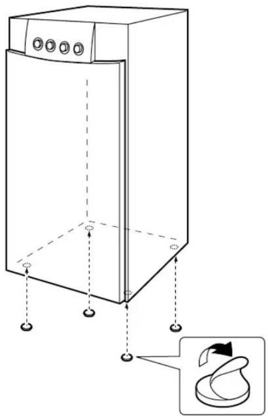 YAMAHA YSTSW305 - Verwendung der rutschfreien Unterlagen - 1