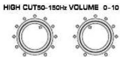 YAMAHA YSTSW015 - Beispiel: Verwendung zusammen mit 8 cm- oder 10 cm- Acoustic-Suspension-2-Wege-Hauptlautsprechern. - 1