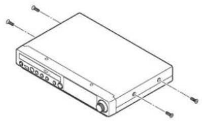YAMAHA DC1E3 PE - Mounting the Control Unit to the Grand Piano Installation du boîtier de commande sur un piano à queue - 1