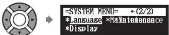 YAMAHA DC1E3 PE - Commutation des langues de l'écran - 2