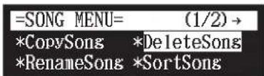 YAMAHA DC1E3 PE - Suppression des chansons - 3