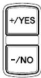 YAMAHA DC1E3 PE - Appuyez sur [+ / YES] et [-/NO] pour selectionner la fonction souhaitee. - 1