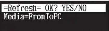 YAMAHA DC1E3 PE - Comment rafraîchir le contenu dans [FromToPC] - 9