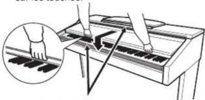 YAMAHA Clavinova CVP509PM - Fermez le couvercle du clavier. - 3