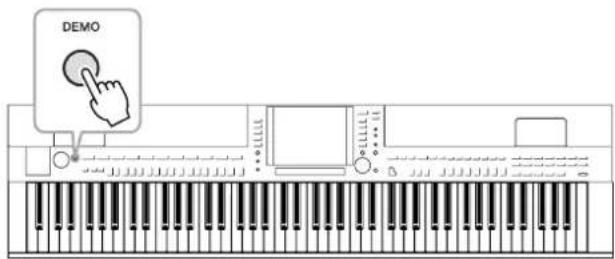 YAMAHA Clavinova CVP509PM - Reproduction des démonstrations - 1