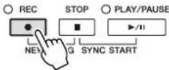 YAMAHA Clavinova CVP509PM - Enregistrement de votre performance (enregistrement rapide) - 2