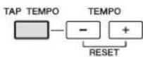 YAMAHA Clavinova CVP509PM - - Touche [TAP TEMPO] - 1