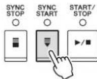 YAMAHA Clavinova CVP509PM - - Touche [SYNC START] - 1