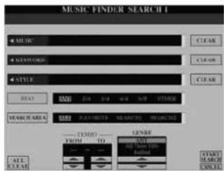 YAMAHA Clavinova CVP509PM - Recherche des réglages de panneau - 3