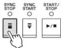 YAMAHA Clavinova CVP509PM - - Touche [SYNC STOP] (Arrêt synchronisé) - 2