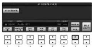 YAMAHA Clavinova CVP509PM - - Reproduction repétée de fichiers audio - 1