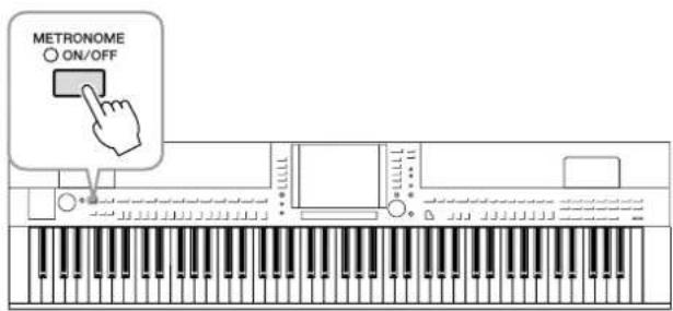 YAMAHA Clavinova CVP501PE - Utilisation du métronome - 1