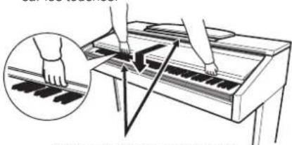 YAMAHA Clavinova CVP501PE - Fermez le couvercle du clavier. - 3