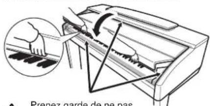 YAMAHA Clavinova CVP501PE - Fermez le couvercle du clavier. - 1
