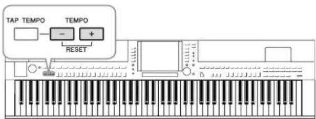 YAMAHA Clavinova CVP501PE - Réglage du tempo de métronome - 1