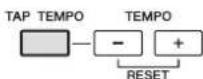 YAMAHA Clavinova CVP501PE - - Touche [TAP TEMPO] - 1