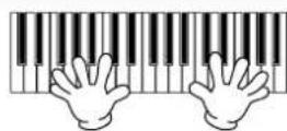 YAMAHA Clavinova CVP409GP - Jouez du clavier. - 1