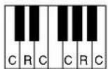 YAMAHA Clavinova CVP409GP - Règles à suivre lors de l'enregistrement de canaux non rythmiques - 1